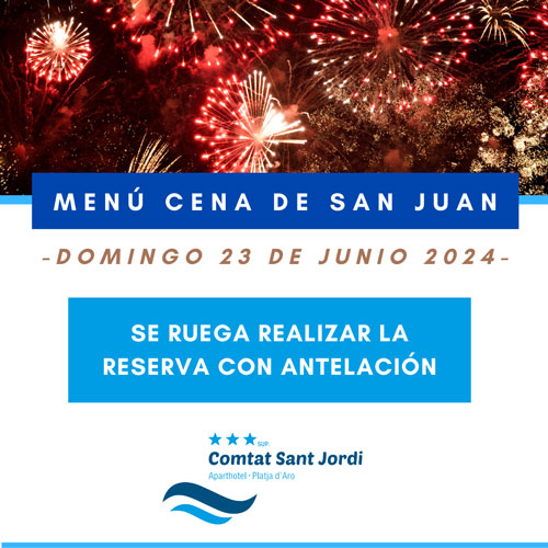 Menu Cena Verbena de San Juan 2024